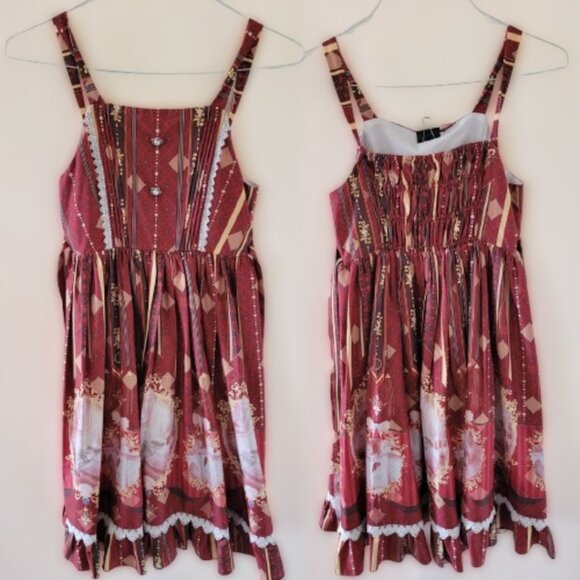 Classic EGL Lolita Princess Print JSK - Picture 2 of 10